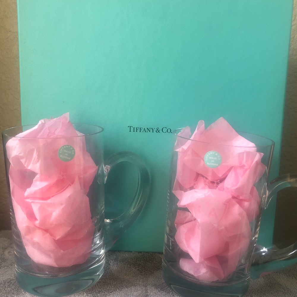 SOLD TIFFIANY & CO NWT Beer Mugs (QTY 2) Box Inc